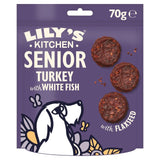 Lily's Kitchen Turkey & White Fish Bites for Senior Dogs Dog Treats 70g