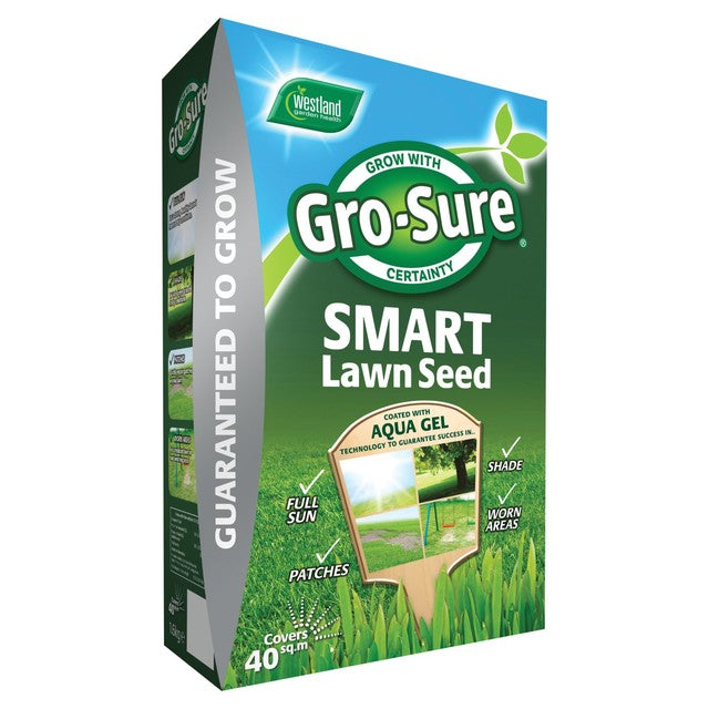 Gro Sure Smart Lawn Seed 40sq.m, UK version