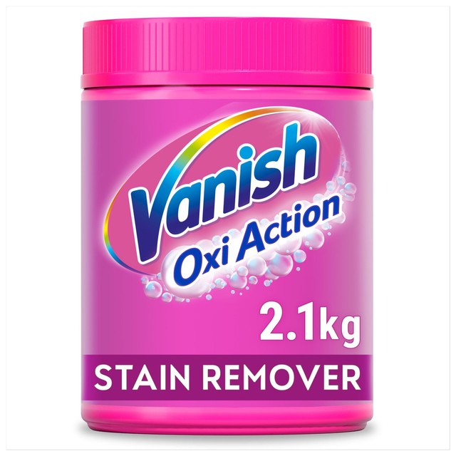 Vanish Oxi Action fabric stain remover powder colours 2.1kg (British brand)