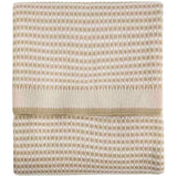 M&S Two Tone Knitted Throw Neutral 130x170cm