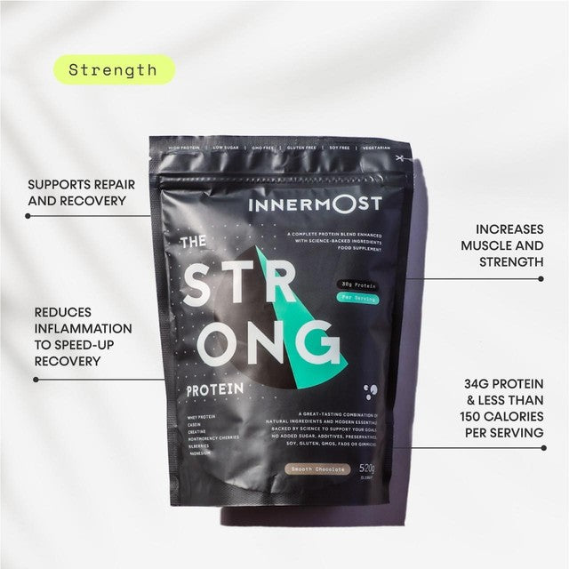 Innermost The Strong Protein Chocolate protein powder 520g, UK version