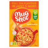 Mug Shot sweet and sour noodles sachet 67g, imported from the UK