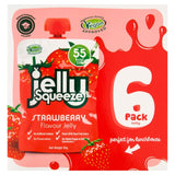 Jelly Squeeze Strawberry Jelly Pouch Multipack Fruit Jelly Snack 6 x 95g