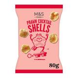 M&S Prawn Cocktail Shells Seasoned Snacks 80g