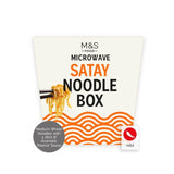 M&S Satay Noodle Box 300g, imported from the UK