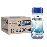 Aptamil Advanced 2 Follow-On Milk Liquid 6-12 Months 12 x 200ml