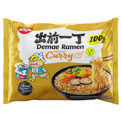 Nissin Demae Ramen Japanese Curry Instant Noodles 100g