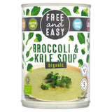 Free & Easy Organic Broccoli & Kale Soup Canned Soup 400g