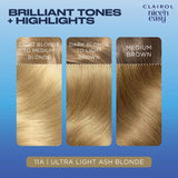 Clairol Nice'n Easy permanent hair dye in Ultra Light Ash Blonde - British product