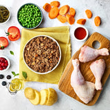 Naturo grain free dog food chicken and potato 12x400g, imported from the UK