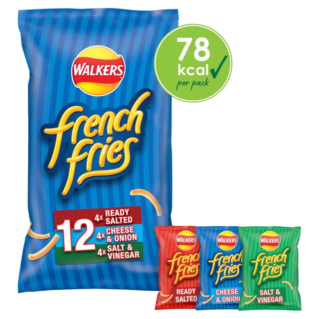 Walkers French Fries crisps multipack 216g (British brand)
