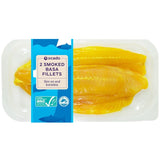 Ocado smoked basa fillets skinless and boneless 240g, imported from the UK