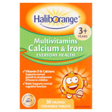 Haliborange kids calcium and iron orange chewable tablets 30 tablets, UK version