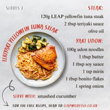 LEAP Yellowfin Tuna Steaks 240g, UK version