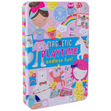 Floss & Rock Magnetic Playtime Tin Rainbow Fairy Magnetic Playset