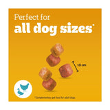 Pedigree dog treats chewy cubes chicken duck 130g, imported from the UK