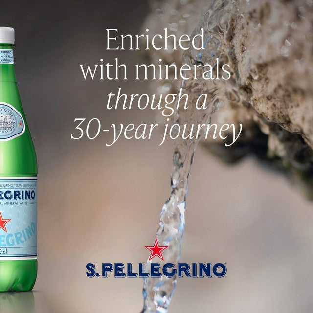 San Pellegrino sparkling mineral water 1L (British brand)