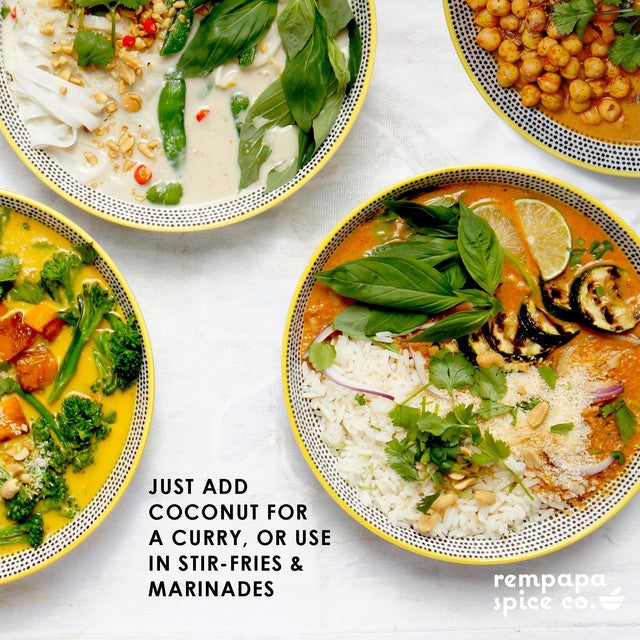 Rempapa Mamak Curry Leaf Roasted Cumin Paste 180g jar, imported from the UK