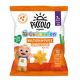 Piccolo Organic Carrot Multigrain Star Puffs Baby Snack 15g