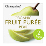 Clearspring Organic Pear Puree Fruit Puree 2 x 100g