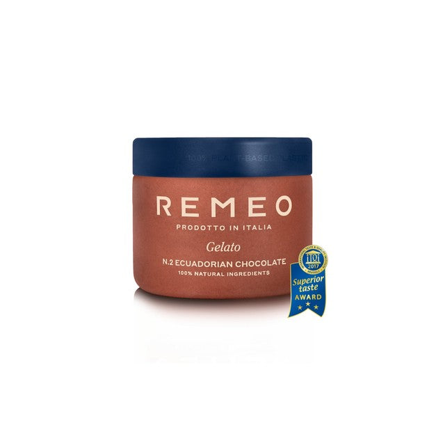 Remeo Ecuadorian Chocolate Gelato 462ml, imported from the UK