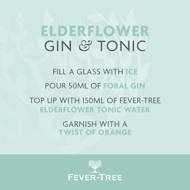 Fever-Tree Light Elderflower Tonic Water 500ml - British product