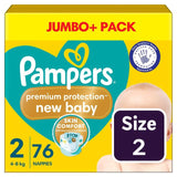 Pampers New Baby nappies size 2 for babies 4-8kg, imported from the UK