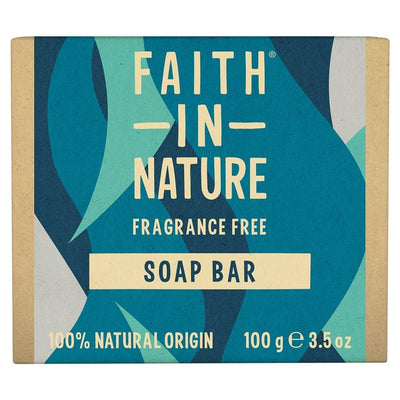 Faith in Nature Unfragranced Pure Hand Made Soap Bar 100g