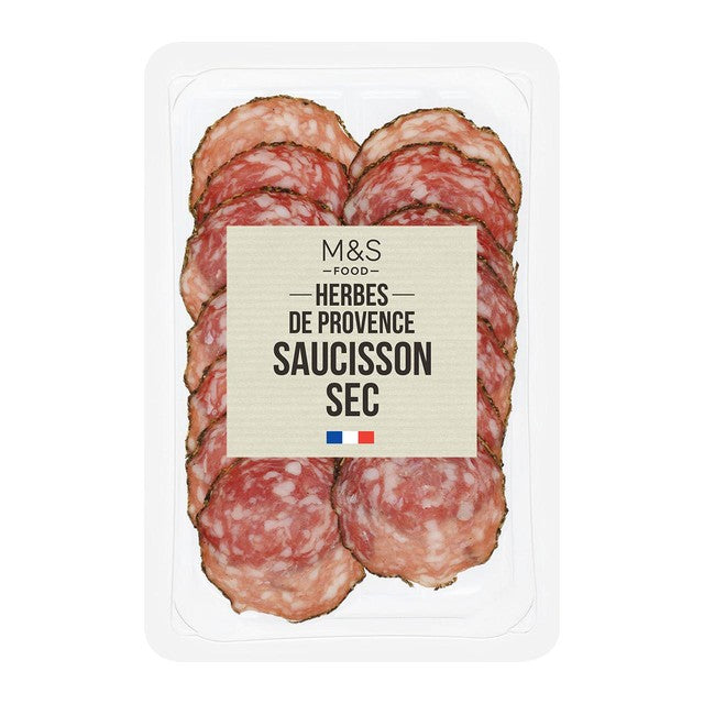 M&S Herbes de Provence salami 80g, imported from the UK