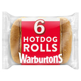 Warburtons Hot Dog Rolls 6 Pack