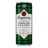 Tanqueray London Dry Gin & Tonic ready to drink can 250ml (British brand)