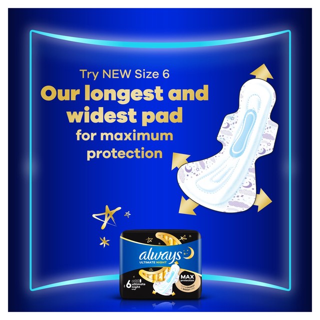 Always sanitary towels Secure Night Extra Size 5 - British product