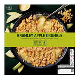 M&S Bramley Apple Crumble 500g, imported from the UK