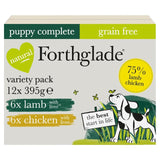 Forthglade Puppy Natural Wet Dog Food Variety Pack 2-12 months 12 x 395g