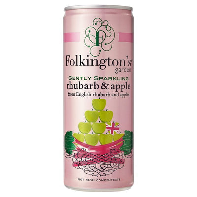 Folkington's Rhubarb & Apple Presse Sparkling Fruit Drink 250ml