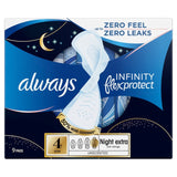 Always Infinity Sanitary Towels Secure Night Size 4