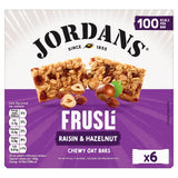 Jordans Frusli Raisins & Hazelnuts Chewy Cereal Bars 6 x 25g