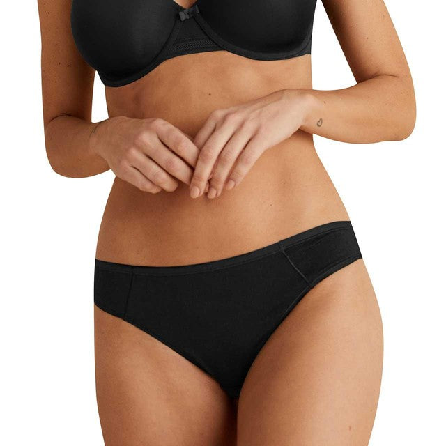 M&S black bikini knickers size 10, imported from the UK