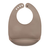 Vital Baby Nourish Bib Natural Stone Silicone Adjustable Baby Bib