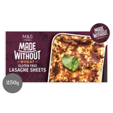 M&S gluten-free lasagne sheets 250g, imported from the UK