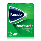 Panadol Actifast 500mg Paracetamol Pain Relief Tablets 10 Tablets