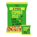 M&S cheese and onion combo mix crisps multipack, imported from the UK