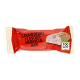 M&S Strawberry Flavour Meringue Bar White Chocolate Coated 20g
