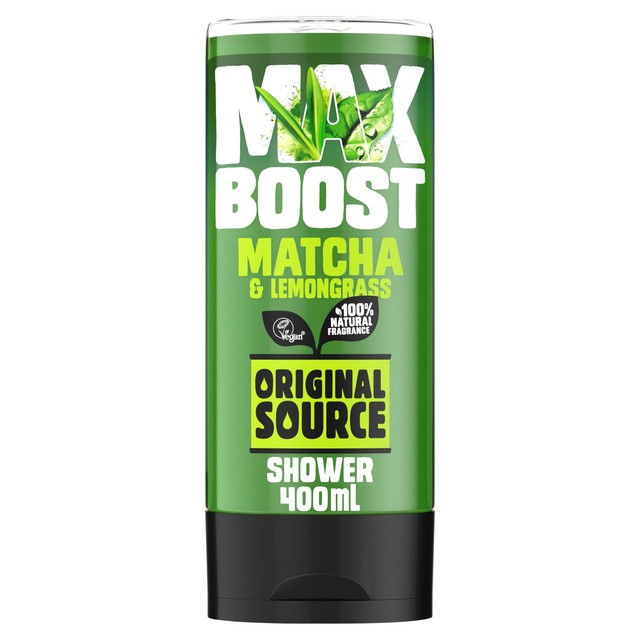 Original Source Shower Gel Matcha and Lemongrass 400ml, imported from the UK