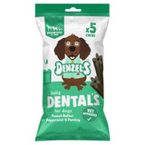 Denzel's Daily Dentals for Medium Dogs Peanut Butter, Peppermint & Parsley Dog Dental Chews 100g