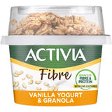 Activia vanilla and granola yoghurt breakfast pot 165g - British product