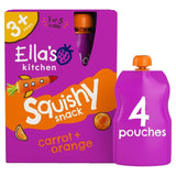 Ella's Kitchen Carrot and Orange Organic Kids Drink Multipack 3+ Years 4 x 100g
