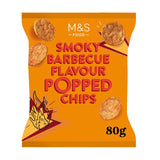 M&S Smoky Barbecue Popped Potato Chips Snack 80g