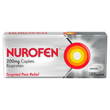 Nurofen Targeted Pain Relief Ibuprofen 200mg Caplets 16 Pack, imported from the UK