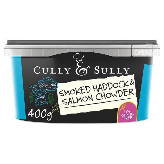 Cully & Sully smoked haddock and salmon chowder 400g - British product